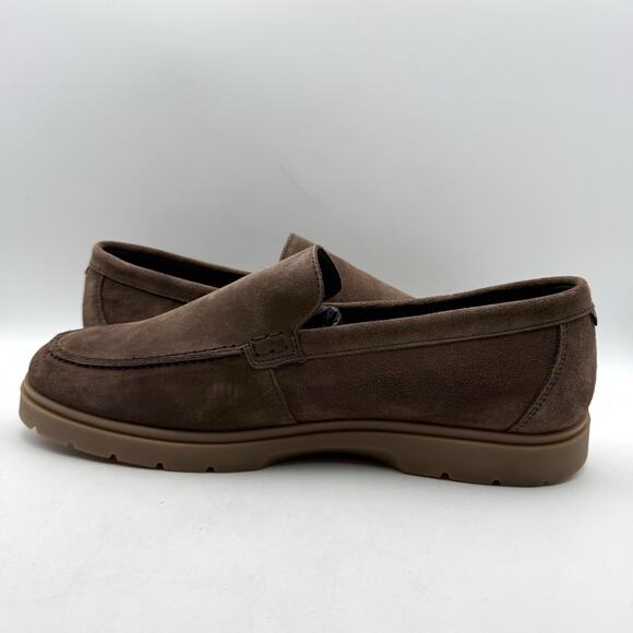 Barbour Mens Carty Loafer US 12 EU 45 Brown Suede Slip On NIB main image 6